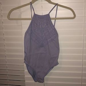 Free People Lilac Bodysuit